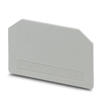 Phoenix Contact D-MTK End Cover Terminal Block - 3101029 [10 Pieces]