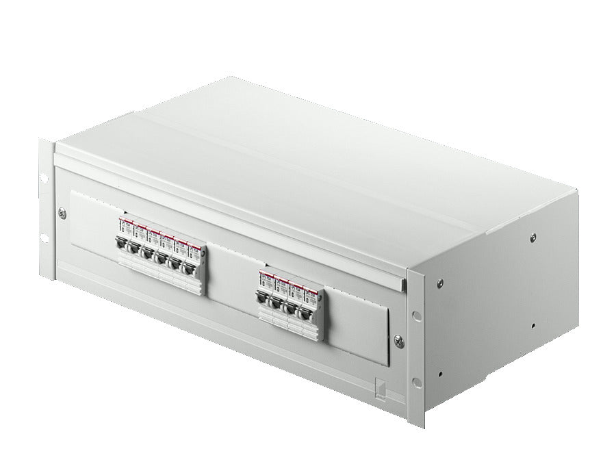 Rittal 19-Inch 3U Sliding Power Distribution Box - 7480300