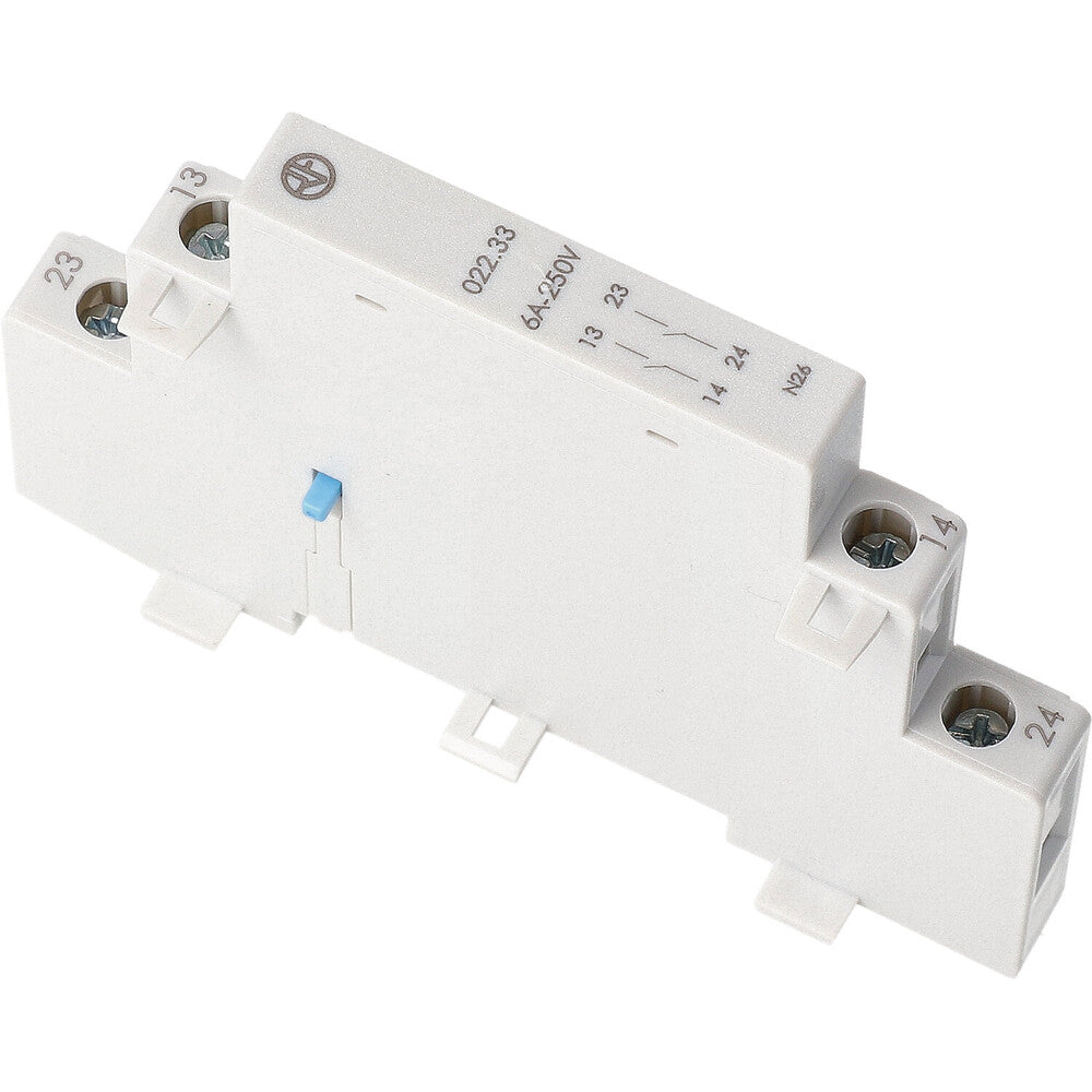 Finder 022.33 Auxiliary Contact Block 2NO 6A AgNi - 022.33