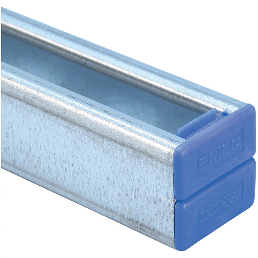 Blue Strut Channel End Cap 41x41mm - 313305 [5 Pieces]