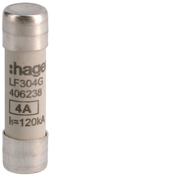 Industrial Cylindrical Fuse 4A 500V 10x38mm gG - LF304G [10 Pieces]