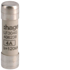 Industrial Cylindrical Fuse 4A 500V 10x38mm gG - LF304G [10 Pieces]