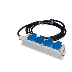 4-Outlet Power Distribution Box 16A 230V With 3M Cable - 12.814.010