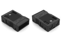 Wago 3-Pole Strain Relief Housing For Dual Cables Black - 770-503/023-000 [50 Pieces]