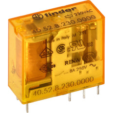 Finder PCB Relay 2CO 8A 230VAC 5mm AgNi - 40.52.8.230.0000