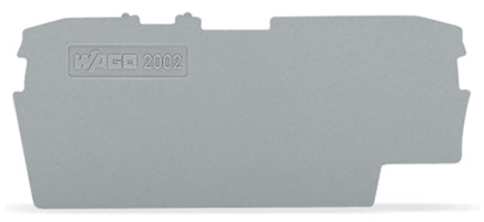 Wago 2002-1691 End And Intermediate Plate Gray - 2002-1691 [20 Pieces]