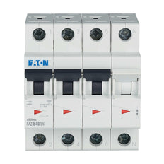 Eaton FAZ 40A 3P+N B-Curve MCB Circuit Breaker - 278953