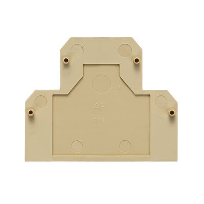 Weidmuller DK4 Terminal Block End Plate Beige - 0359260000 [5 Pieces]
