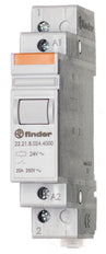 Finder Industrial Relay 20A 24VDC Single Contact - 22.21.9.024.4000