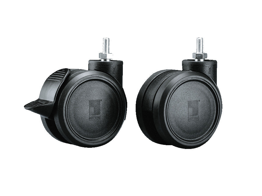 Rittal Heavy Duty Double Castors Set 120kg M12 - 7495000 [4 Pieces]