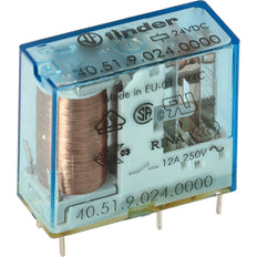 PCB Relay 24VDC 10A Single CO Contact 5mm Pitch - 40.51.9.024.0000 [2 Pieces]