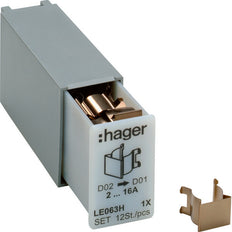 Hager D02 To D01 Fuse Reduction Ring Set - LE063H [12 Pieces]
