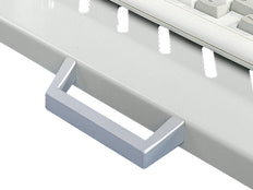 Rittal Pull Out Shelf Handle Silver Gray - 5501730 [2 Pieces]