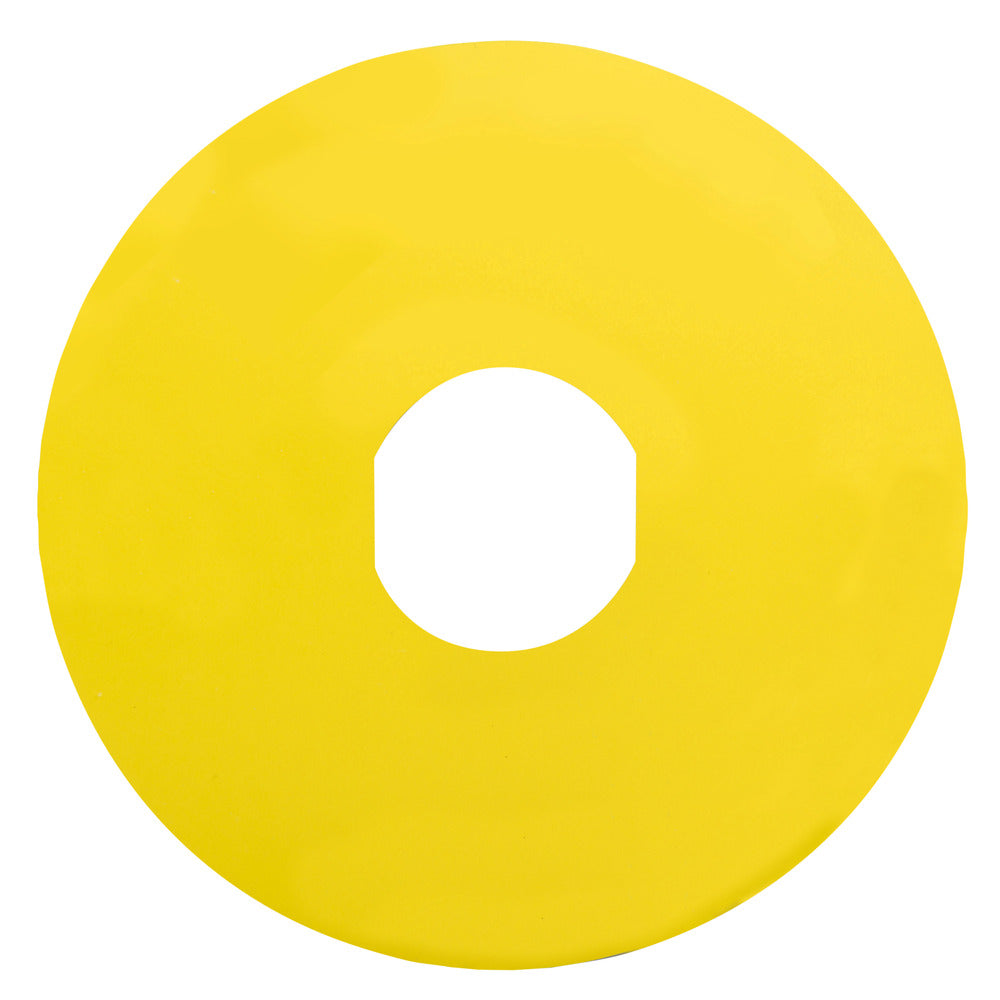 Schneider Electric Emergency Stop Label 90mm Yellow - ZBY8101 [2 Pieces]