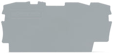 Wago TopJob S Gray End Plate - 2002-1391 [20 Pieces]