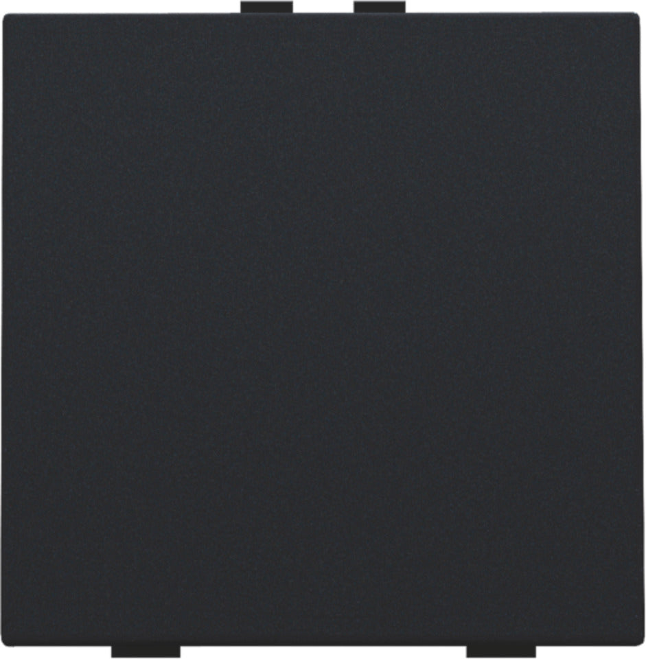 Niko Home Control Single Push Button Black Steel - 161-51001