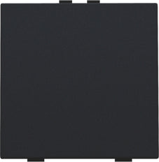 Niko Home Control Single Push Button Black Steel - 161-51001