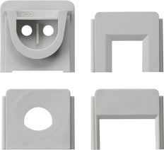 Gira Dual Cable Entry Adapter Set Waterproof Surface Mount - 000730 [2 Pieces]
