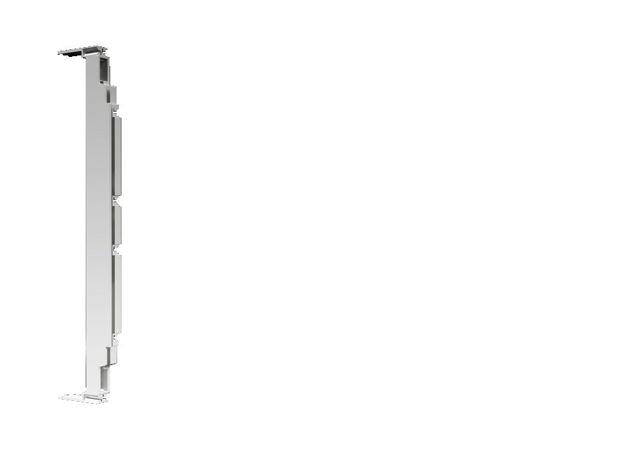 Rittal RiLine60 OM Extension Strip 10x208mm - 9340290 [2 Pieces]