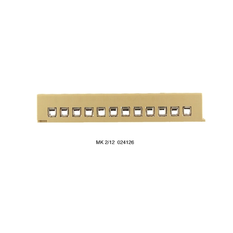 Multi-Pole Terminal Strip 2.5mm² Screw Connection - 0241260000