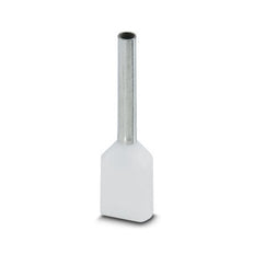 Phoenix Contact Twin Wire Ferrule 0.5mm² White 10mm - 3203309 [100 Pieces]