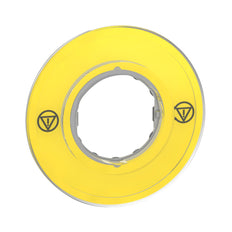 Harmony 60mm Round Emergency Stop Legend Plate - ZBY9121 [2 Pieces]