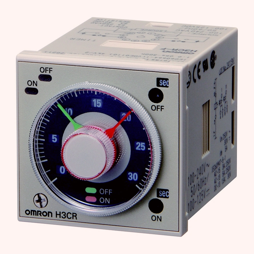 Omron H3CR-F8 Dual Timer Relay 100-240V AC/DC - H3CR8003C