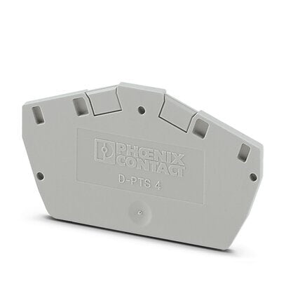 Phoenix Contact D-PTS 4 Gray End Cover - 3213600 [10 Pieces]