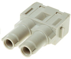 Han 70A Female Axial Module 2-Contact Connector - 09140022741