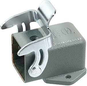 Han 3A Angled Bulkhead Housing With Single Lever - 09200030801