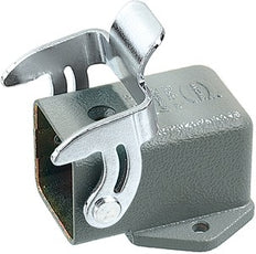 Han 3A Angled Bulkhead Housing With Single Lever - 09200030801