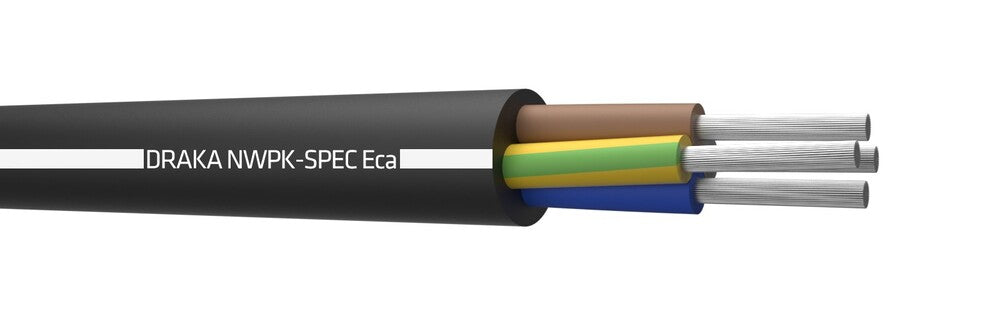Draka Heavy Duty Neoprene Cable 4G2.5mm² Eca Grade - 820744 [5 Meters]