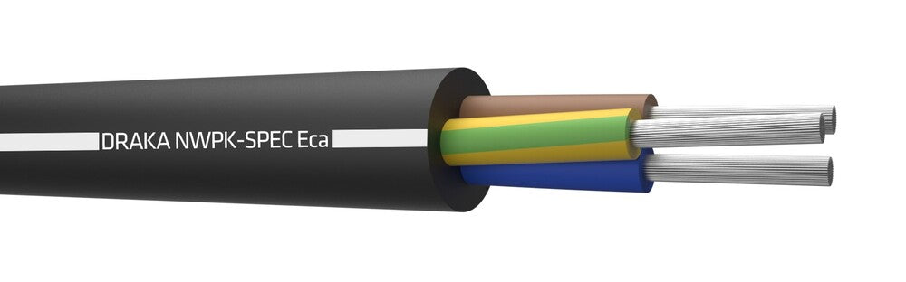 Heavy Duty Neoprene Cable 5G4mm² Black - 820749 [2 Meters]