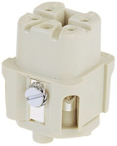 Harting Han A 4-Pole Female Insert Connector 10A - 09200042711