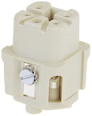 Harting Han A 4-Pole Female Insert Connector 10A - 09200042711