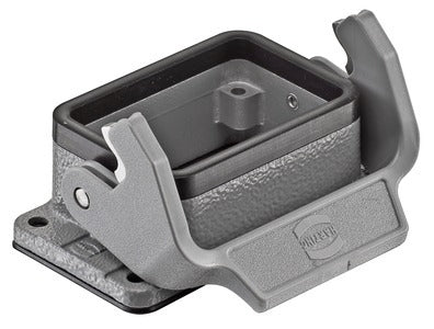 Han 6B Low Profile Bulkhead Housing With Lever Lock - 09300060301