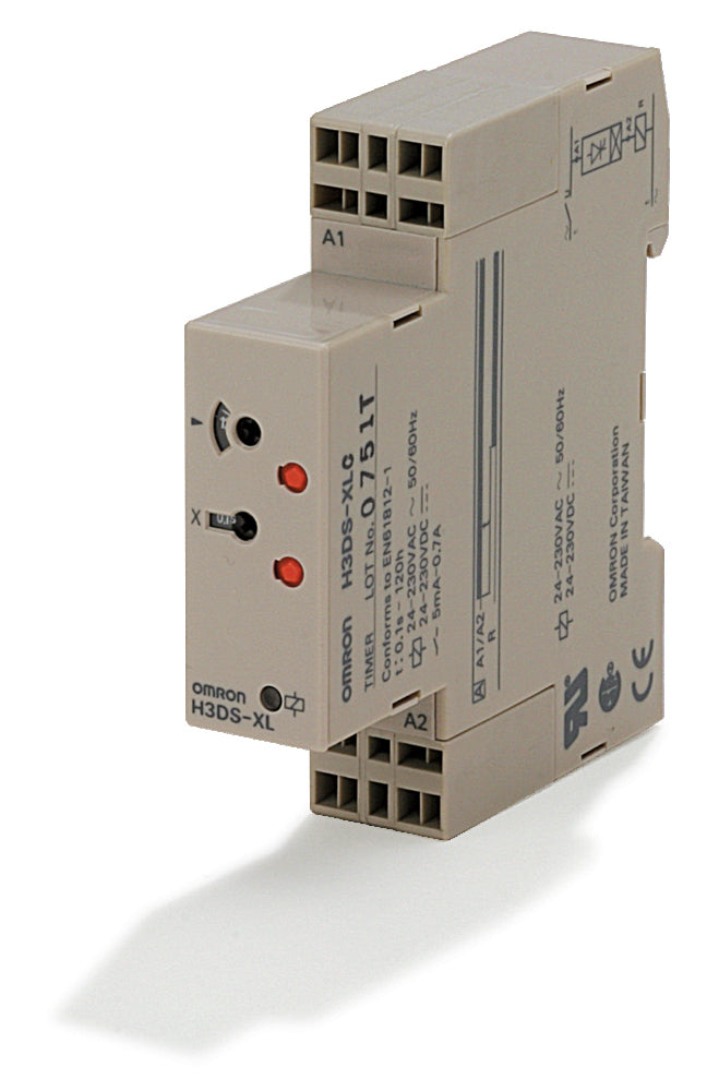 Omron H3DS Multifunction DIN Rail Timer 24-230V - H3DS8011F