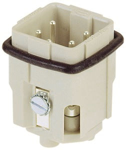 Harting Han 4A Male Insert Connector 4P+PE 10A - 09200042611