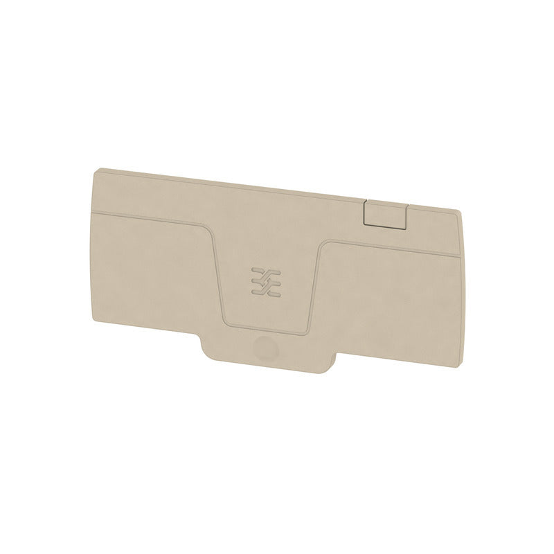Terminal Block End Plate 84mm x 2.4mm Dark Beige - 1988320000 [20 Pieces]