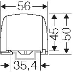 Hensel KKL 54 5-Pole Main Line Branch Terminal 1.5-25mm² - KKL 54