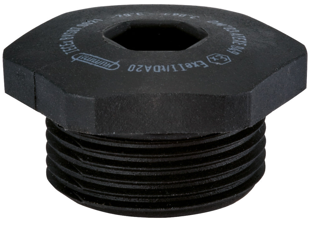 V-Ex M20x1.5 Polyamide Sealing Plug Black - 1297200150 [5 Pieces]