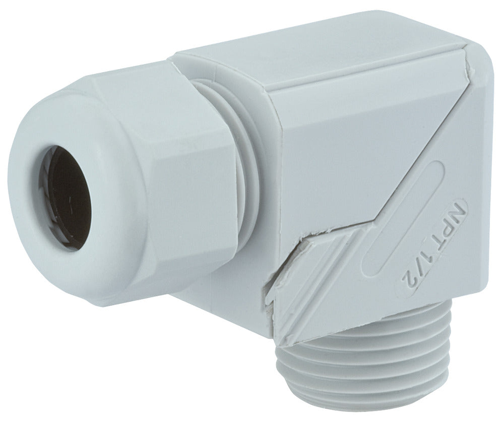 HSK-W M25 Angular Cable Gland Polyamide Gray - 1313250051