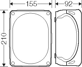 Hensel FK 1610 Fire-Rated Junction Box IP65/66 - FK 1610