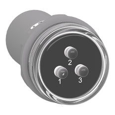 Three Phase LED Voltage Indicator Light - XB5EV57K4