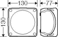 Hensel RX 0614T Ex-Rated Junction Box IP66 14-Terminal - RX 0614 T