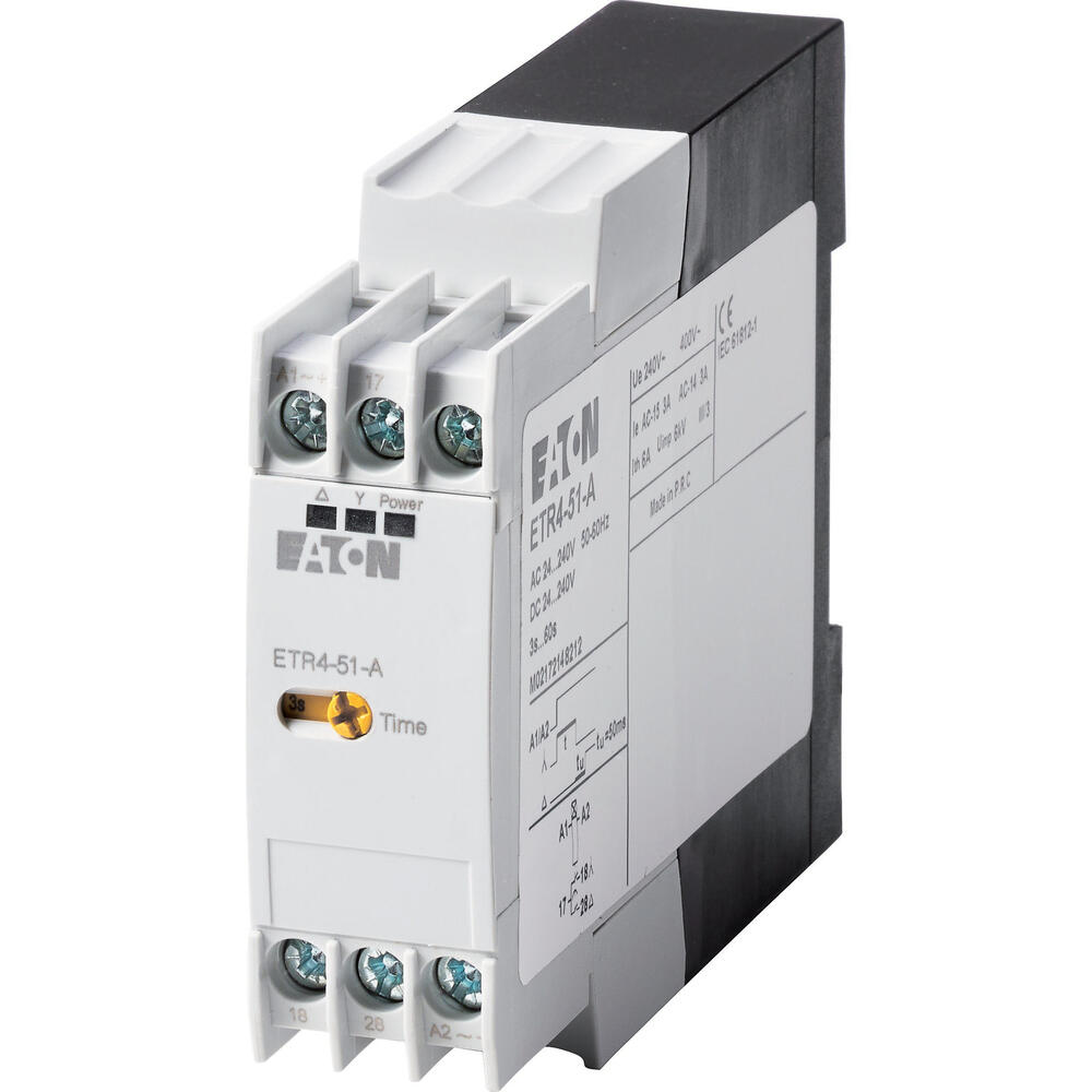 Eaton ETR4-51-A Star Delta Timer Relay 24-240V AC/DC - 031884