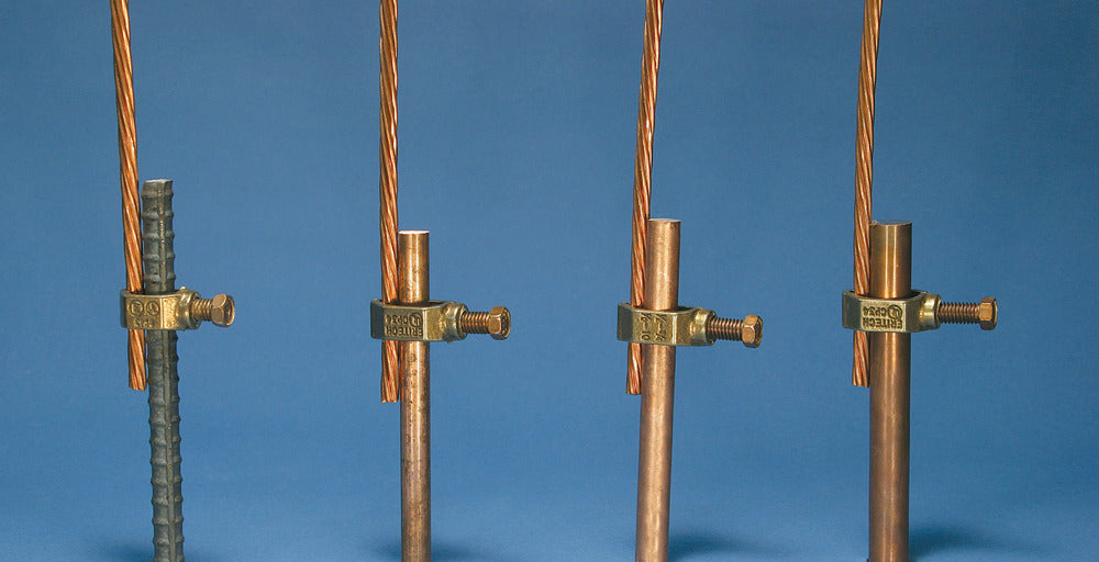Bronze Ground Rod Clamp 12.5mm For 50mm² Conductor - 158260