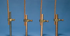 Bronze Ground Rod Clamp 1/2-5/8 Inch For 70mm² Conductor - 158160