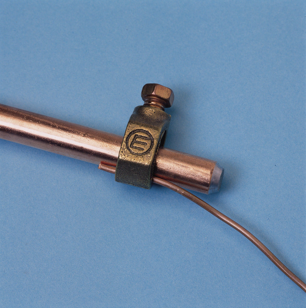 Bronze Ground Rod Clamp 12.5mm For 50mm² Conductor - 158260