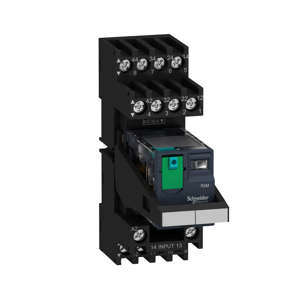 Schneider Electric RXM4AB1BD 4CO Relay Module 24VDC - RXM4AB1BDPVM